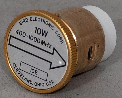 Bird 10E 10W 400-1000 MHz Wattmeter Slug/Element 43+