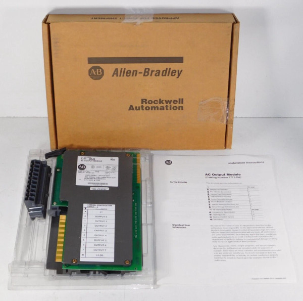 New Allen Bradley 1771-0A Ser B AC Output Module Card 96026874 Board AB Unit USA