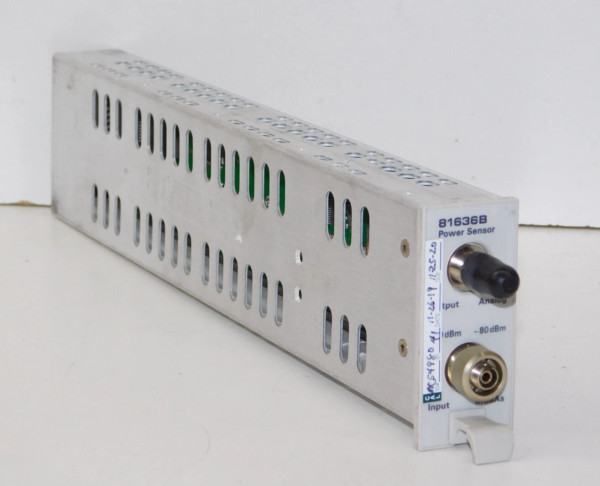 Agilent 81636B Optical Power Sensor Module Keysight HP Unit Made in Germany