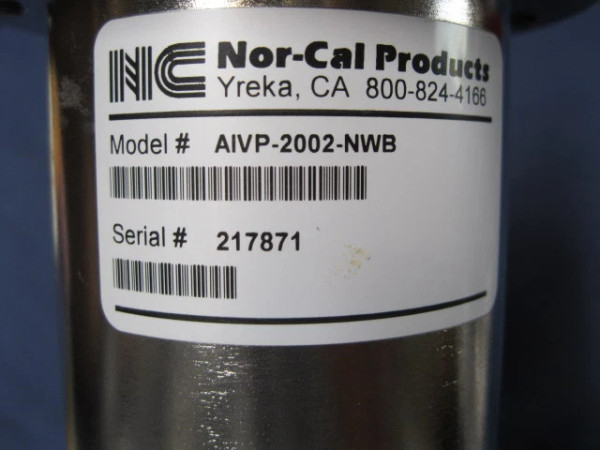 NOR-CAL AIVP-2002-NWB Adapter