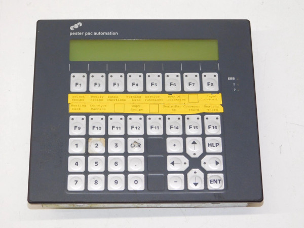 Lauer PCS095.P PCS Plus Profibus DP Operator Interface Control Panel Display