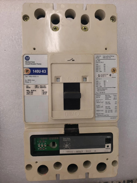 AB 140U-K3 140U-K3X3 A 400A 3POLE CB