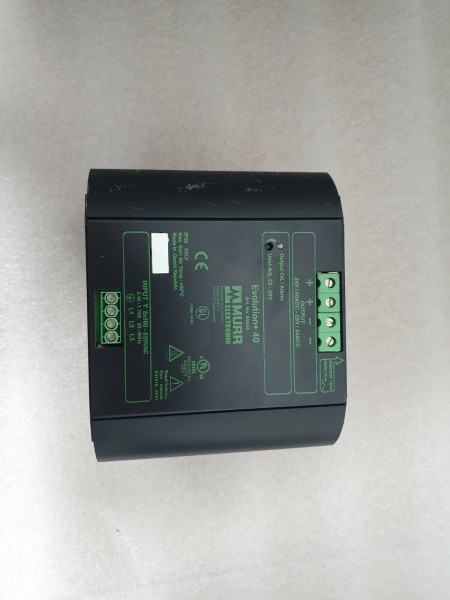 MURR EVOLUTION+40 85644 360-520VAC 24V.40ADC - 28V/34ADC POWER SUPPLY