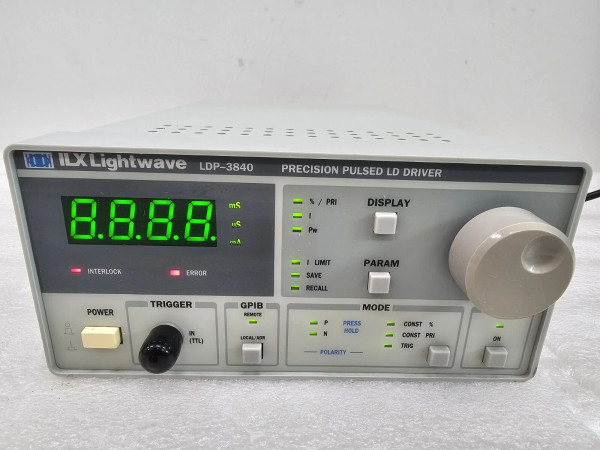 ILX LIGHTWAVE LDP-3840 PRECISION PULSED LD DRIVE
