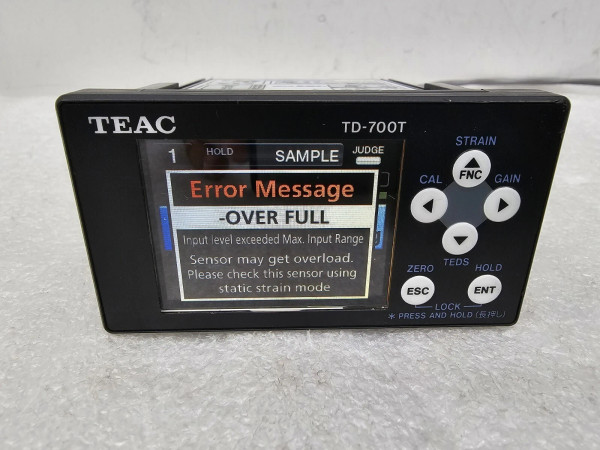 1PC TEAC TD-700T DIGITAL TRANSDUCER INDICATOR.