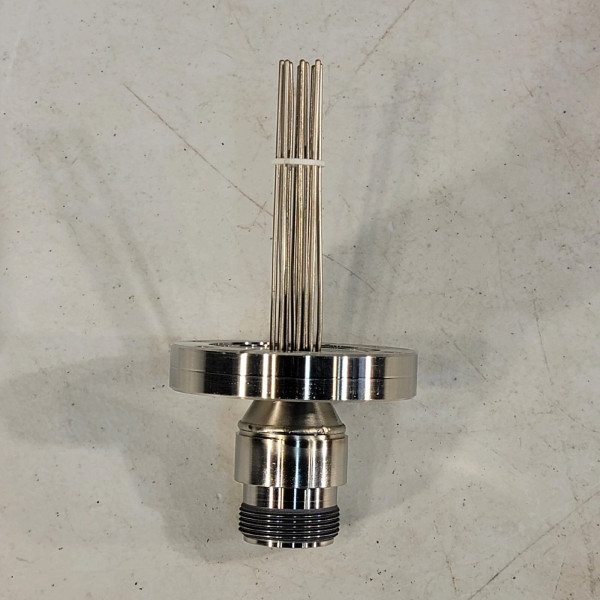 2.75" DN35CF Conflat 10-Pin High-Current Electrical Feedthrough High Vacuum