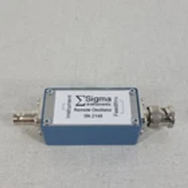 Sigma Instruments Remote Quartz Crystal Oscillator Feedthrough Device Thin Film