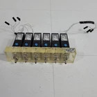 Burkert 600989 UC7MM 6 Station NO NC Solenoid Valve Manifold 24VDC 5W 43psi Max