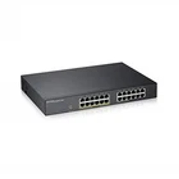 Zyxel 24Port Gigabit PoE Smart Managed Switch with 130 Watt Budget GS190024EP