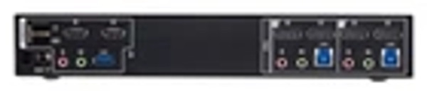 ATEN 2Port 4K DisplayPort Dual Display MiniMatrix Boundless KVM Switch