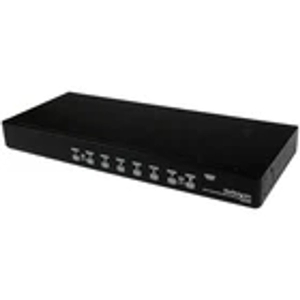StarTech 8 Port 1U Rackmount USB PS2 KVM Switch with OSD