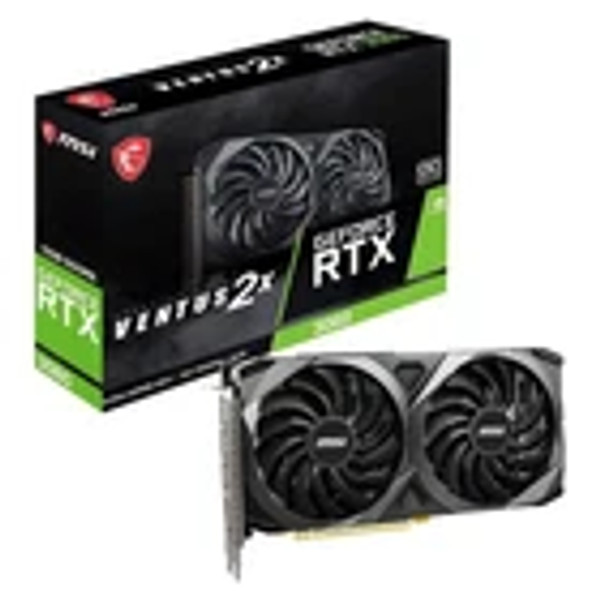 MSI NVIDIA GeForce RTX 3060 12GB GDDR6 Graphics Card G3060V2X12C