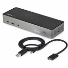 StarTech 85W USBC  USBA Dock with DisplayPort  4K  60Hz HDMI DK31C3HDPD