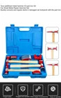 Auto Sheet Metal Dent Repair Hammer Tapered Head Flat Head Hammer Hammer Tool