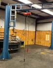 Gorbel 1000Lb 12 T Ton Base Post Mount Jib Crane W CM 110V 1Ph Chain Hoist