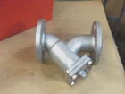 NEW NO NAME 2 FLANGED SS STAINLESS Y WYE STRAINER RF62B 10K50 SCS13 4BOLT