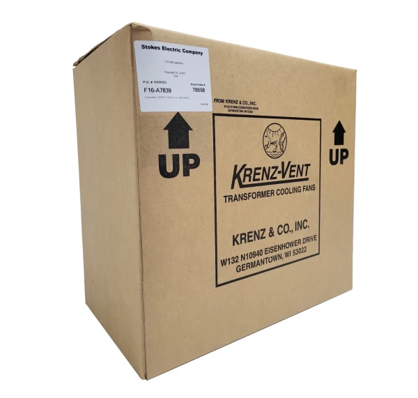 NEW SEALED ~ Krenz-Vent F16-A7839 Transformer Cooling Fan w/ Motor A4P17NZ107B