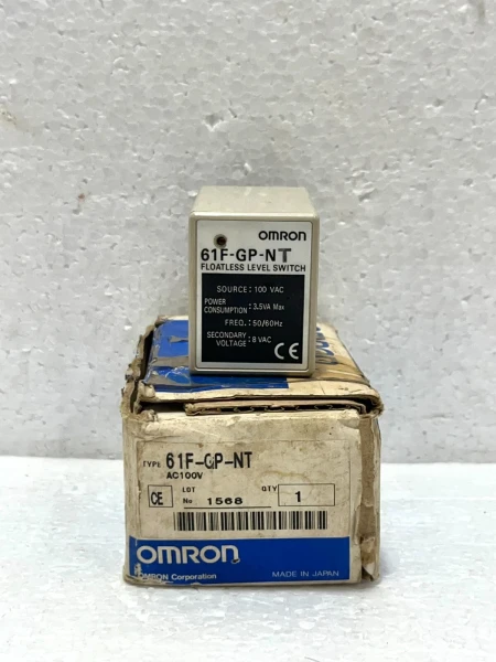 Omron 61F-GPNT Floatless Level Switch 110V AC 50/60HZ