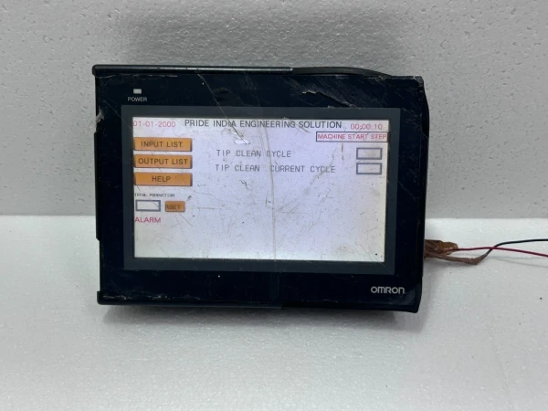 OMRON NB7W-TW00B HMI 7" COLOR TFT LCD BROKEN