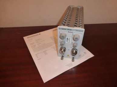 Agilent 86112A 20 GHz Dual Channel Electrical Module - CALIBRATED ...