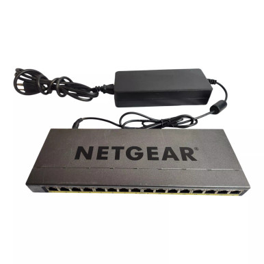 NETGEAR GS116PP 16-Port Gigabit PoE+ Switch 200W Power Supply