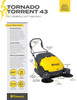 Tornado Torrent 43 Inch Battery Sweeper with batts