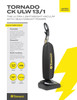 Tornado 13 inch Ultra Light Weight Upright Vacuum