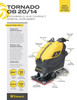 Tornado 20 inch Self Propelled Orbital Scrubber w/ Lead Acid batteries