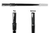Telescopic Wand - Button Lock Top, Friction Bottom