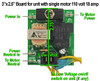 Vacuum Motor Circuit Board Single Motor 18amp 120v