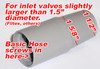 Tapered Cuff - Inlet Valves 1.5+ Inches Diameter