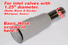 Reduced Tapered Cuff for 1.25 inch Diameter Inlets