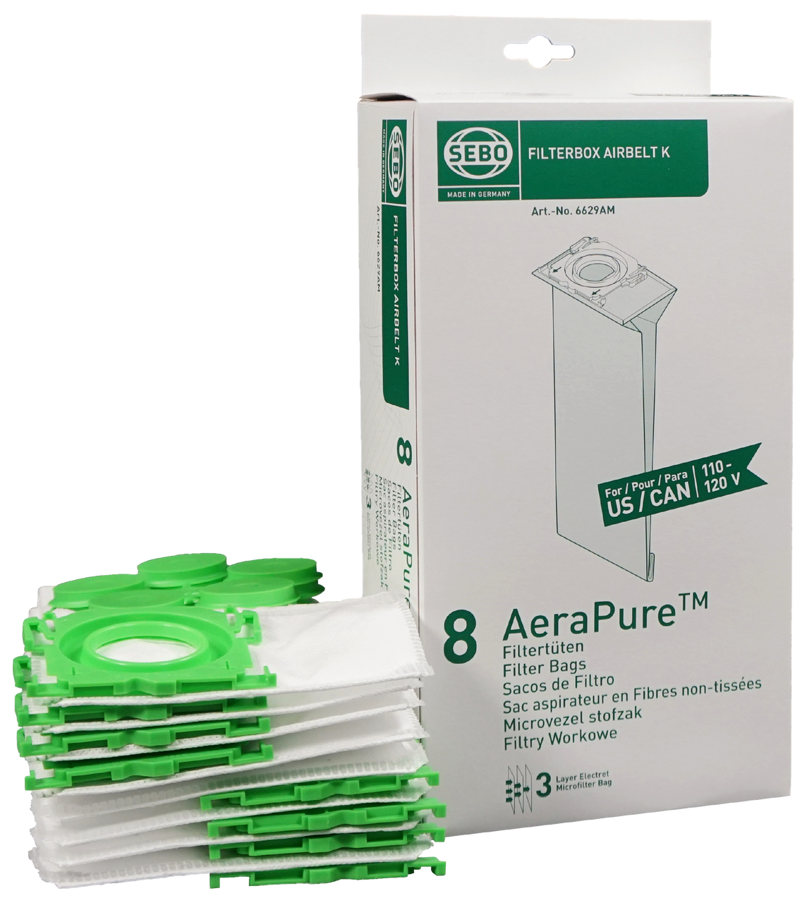 SEBO Airbelt K Bags