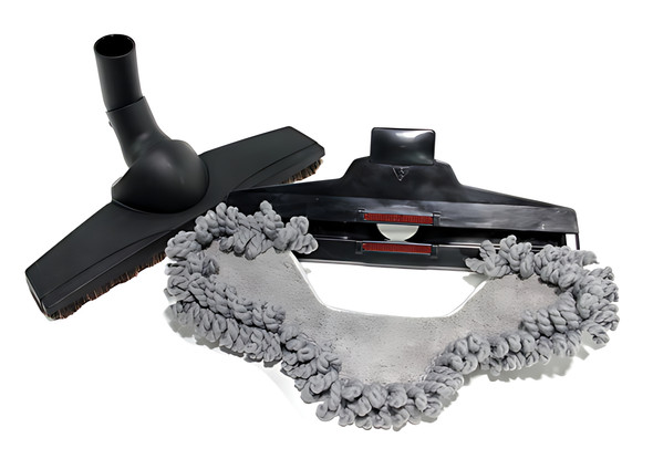 Axis Hard Floor Brush with Glide Plate and Fringed Pad