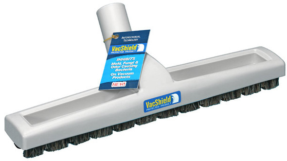 14-inch Deluxe Hard Floor Brush with Wheels - Antimicrobial