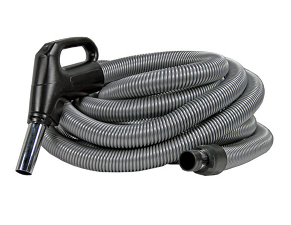 Low Voltage Hose with Suction Control Switch - Silver