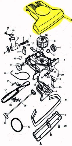 Top Housing for TurboCat