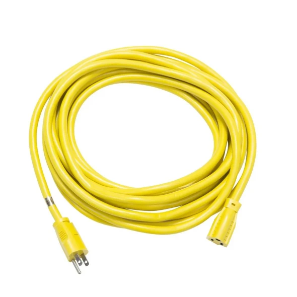 Extension Cord - 25 foot yellow 12/3 SJTW