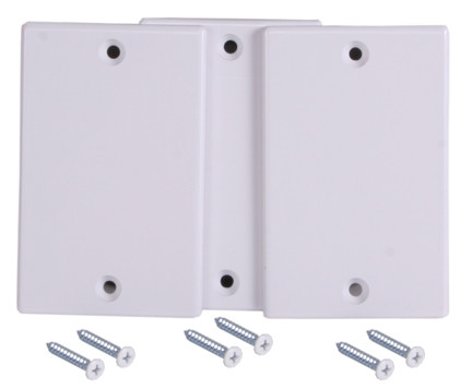 Inlet Blank Cover, White (3 in a pack)