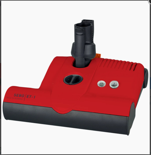 SEBO ET-1 Power Head, with on/off switch, for D4, E3, K3, C3.1 and Felix (Rosso) 