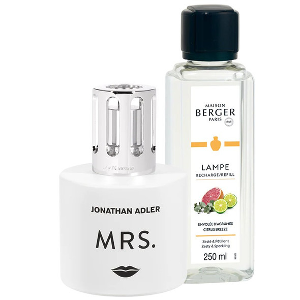 Jonathan Adler Mrs. Lamp + Citrus Breeze Fragrance Gift set