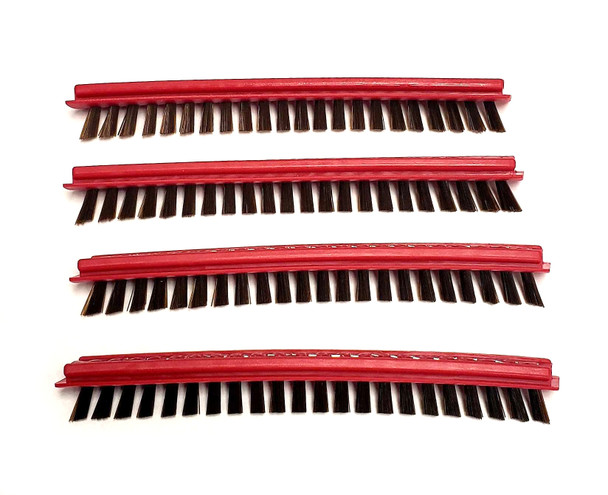 Riccar Simplicity Brush Strip Red and Gold Set of Four