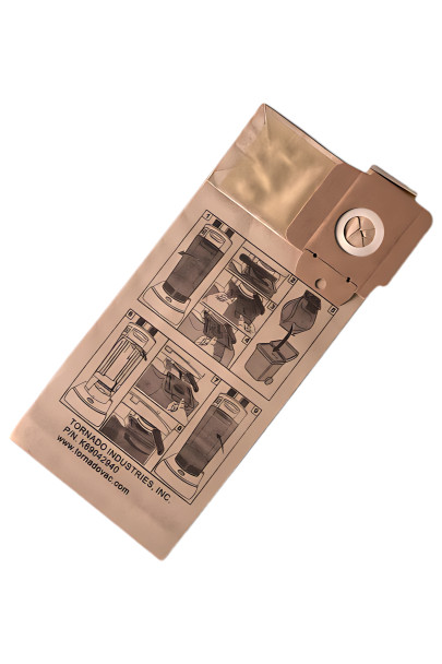 Tornado Paper Collection Bag, 10 pack, for CV 30