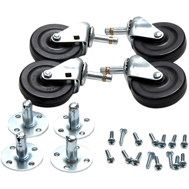 Tornado Powr-Flite Caster kit for PDF5 Axial Fan, Includes 4 casters