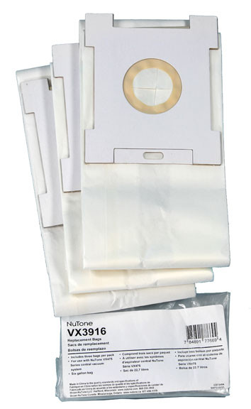 Nutone VX3916 Paper Bags - 3 Pack