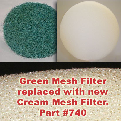 Mesh Filter for Secondary Motor Protection