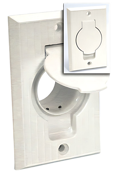 Oval Door Basic Wall Central Vacuum Inlet