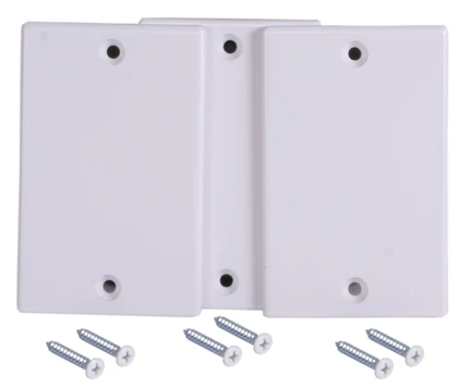 Inlet Blank Cover, White (3 in a pack)