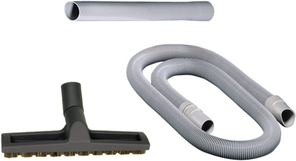 SEBO Attachment Set - 3 pieces, for X, G, 300, 350, and 370 (22" ext. wand, 9' 2" stretch hose, and parquet brush)