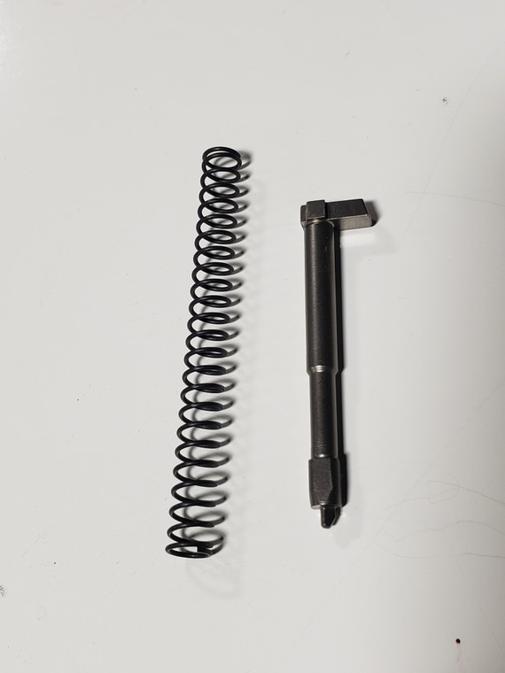 STANDARD WEIGHT NP3 COATED GLOCK 43/43X/48 STEEL FIRING PIN AND PERFORMANCE FIRING PIN SPRING